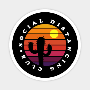 Social Distancing Club Magnet